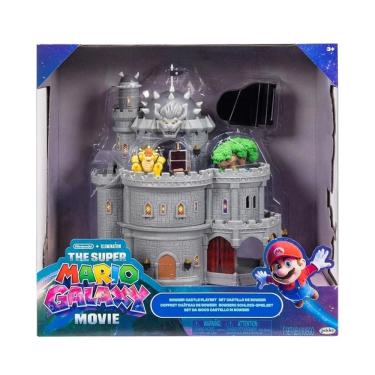 Imagem de Super Mario Galaxy Filme – Playset Deluxe Castelo do Bowser 30 Cm Com Boneco Bowser - Sunny