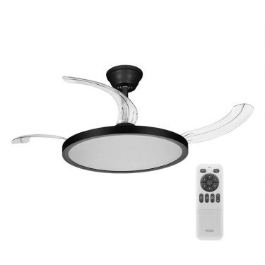 Imagem de Ventilador Teto Preto Controle Remoto - Elgin