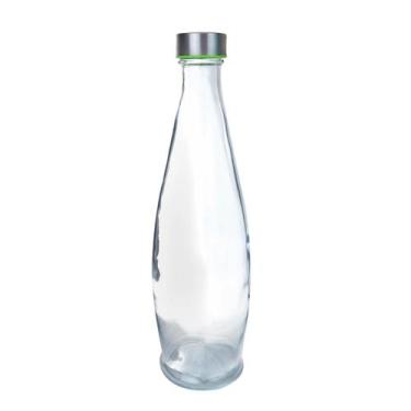 Imagem de Garrafa de vidro com tampa hermética 1litro - Casita, Verde