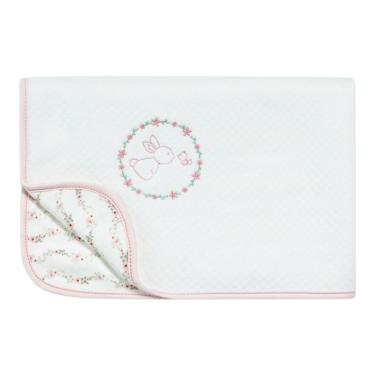 Imagem de Manta Bebê em Malha Matelasse Caminho das Flores Rosa - Hug