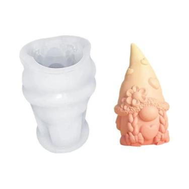 Imagem de Molde De Silicone 3D De Rena De Natal Para Velas, Gesso E Resina Epóxi