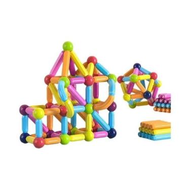 Imagem de Conjunto De Blocos Magnéticos Montessori Para Crianças, Brinquedos Edu