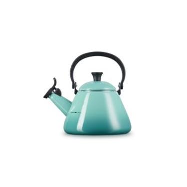 Imagem de CHALEIRA LE CREUSET KONE EM AÇO ESMALTADO 1,6L AZUL COOL MINT 40101014960000