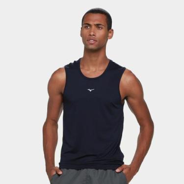 Imagem de Regata Mizuno Nirvana Masculina, Azul escuro, G