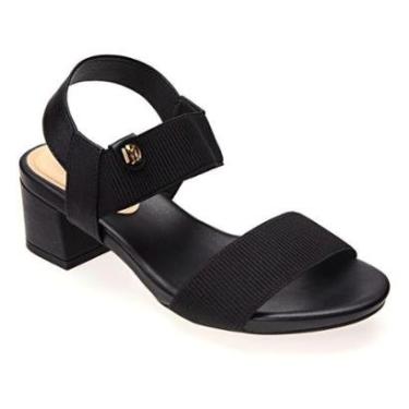 Imagem de Sandália Casual Feminina 7187-100 Salto Bloco Baixo Modare-Feminino
