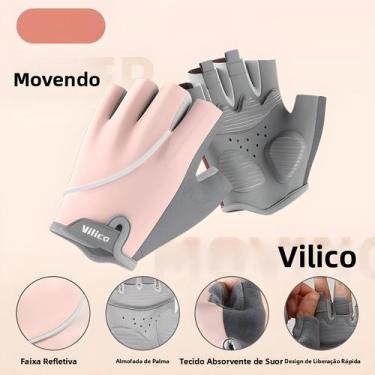 Imagem de Luvas De Ciclismo E Treino Unissex De Verão Respiráveis Sem Dedos Para