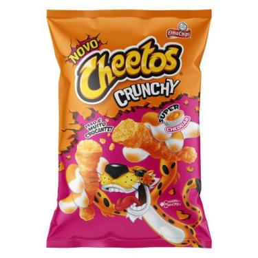 Imagem de Salgadinho Cheetos Crunchy Sabor Super Cheddar Elma Chips 78g, 78g, Su