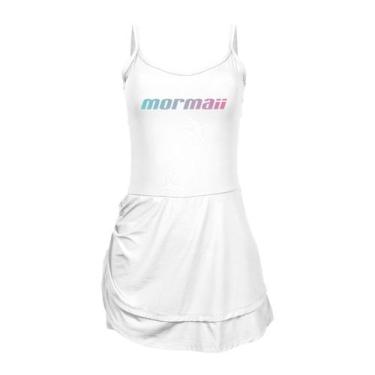Imagem de Vestido Macaquinho Mormaii Beach Tennis Vitória Marchezini Cor:BrancoT