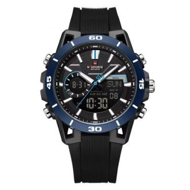 Imagem de Relógio masculino Dual display Esportivo Resistente à água 5atm - - NA