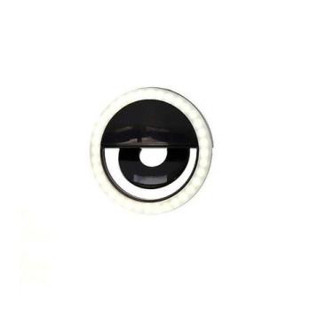 Imagem de Luz Selfie Ring Light Clipe Anel Led Universal Cor:branco - GXM