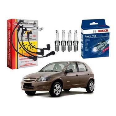Imagem de Kit Vela Cabo Bosch Celta 1.0 Flex 2013 A 2015