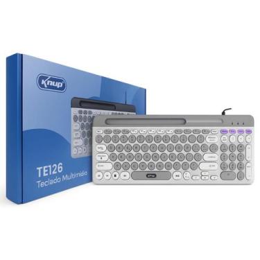 Imagem de Teclado Multimídia Silencioso com Teclas Redondas Macias - Minutobaby