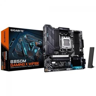 Imagem de Placa Mãe Gigabyte B850M Gaming X WIFI6E, Chipset B850, AMD AM5, MATX,