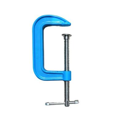 Imagem de Grampo Tipo G 1250mm 5 Pol Azul Alta Pressão Reforçado Ideal para Marc