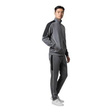 Imagem de Conjunto Agasalho Champion Two Tone Outline Masculino Cinza-Masculino