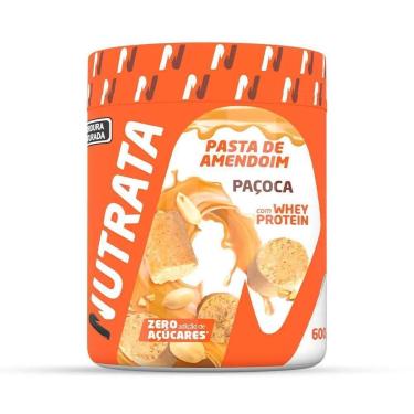 Imagem de Pasta de Amendoim com Whey 600g Paçoca Nutrata-Unissex