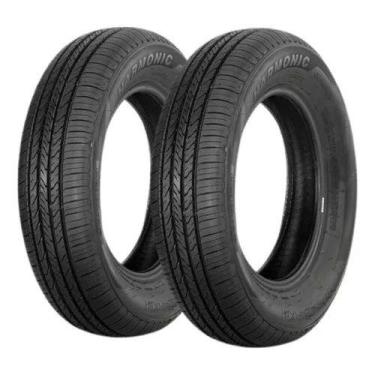 Imagem de Jogo 2 Pneus Novo 175/75R13 84T Speedmax Aro 13 SPM203