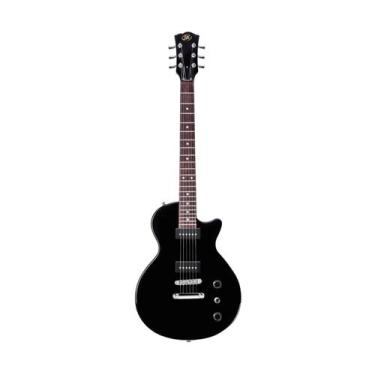 Imagem de Guitarra sx ee3j lp corpo basswood braço maple bk preto, Preto