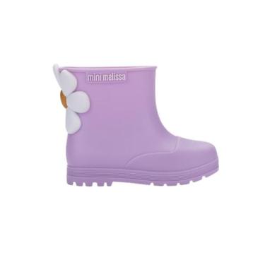 Imagem de Bota mini melissa welly bloomy bb 38061, Lilás, 20/21