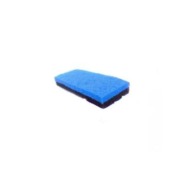 Imagem de Esponja Filtrante Dupla Azul E Preta 30x12x2 cm skrw