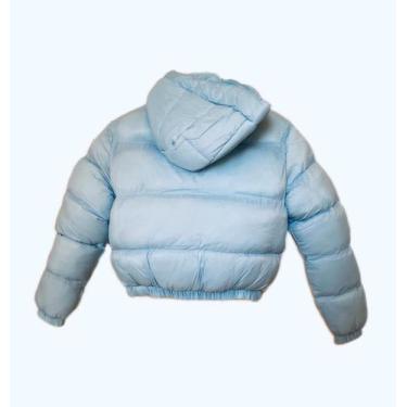 Imagem de Jaqueta Feminina Cropped Puffer Curta Com Capuz Removivel - Said, Azul
