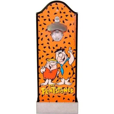 Imagem de Abridor De Garrafa Madeira Hb Flintstones Barney Fred 28109 - Btc Deco