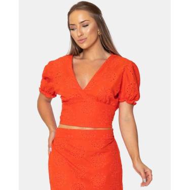 Imagem de Blusa Cropped de Lese - Le Julie, Laranja, M