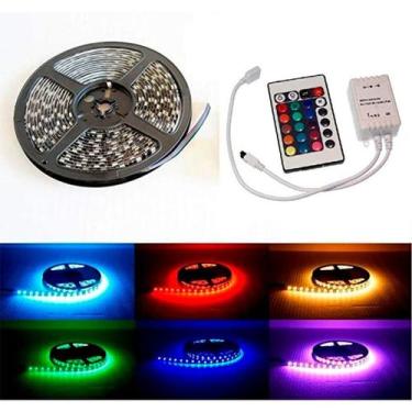 Imagem de Fita Led Cristallux Rgb 5mt - 24v C/controle Sem Fio