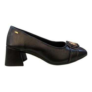 Imagem de Sapato Scarpin Dakota Conforto Casual Salto Bloco Baixo D0085 Preto, P