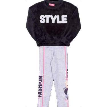 Imagem de Conjunto Longo Moletom Style Infantil Serelepe, Estampado, 4