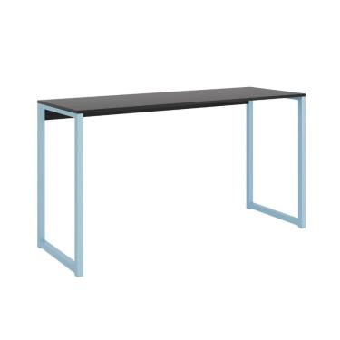 Imagem de Mesa Escrivaninha Industrial Desk 90 Color Quarto Escritório Preto Azul