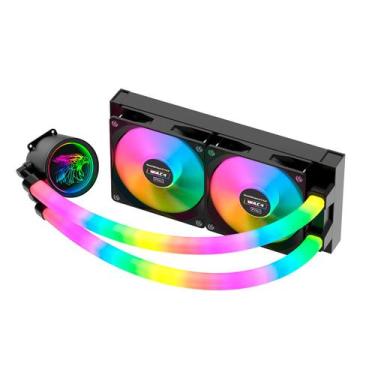 Imagem de Water cooler k-mex wac-4 bifrost c/ led argb - preto
