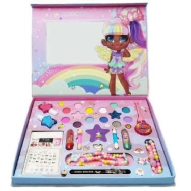 Imagem de Maleta De Maquiagem Infantil Com Pulseiras Coloridas - GBG STORE