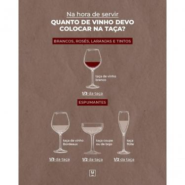 Imagem de Taça para Vinho Gastro Bordeaux 590ML Cristal de Alta Transparência para Vinho Tinto Transparente Bohemia Crystal