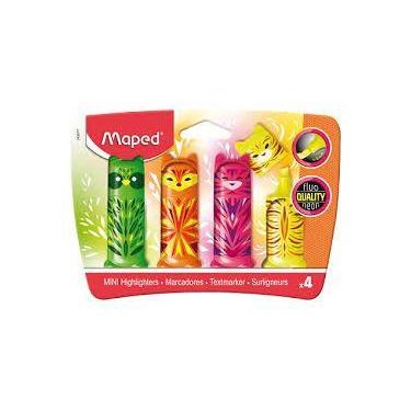 Imagem de Marca Texto Maped Fluo Peps Minicute Estojo com 4 Unidades