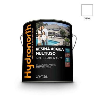 Imagem de Resina Multiuso Acqua Color para Madeira, Metal, Concreto e Alvenaria com Alta Resistência a Intempéries Branco