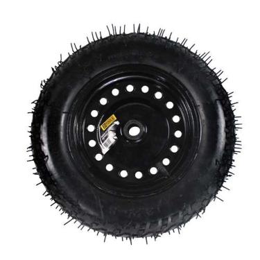Imagem de Roda para Carrinho 3.25-8 com Pneu e Câmara de Ar Resistente e Durável para Deslocamento Suave Dtools