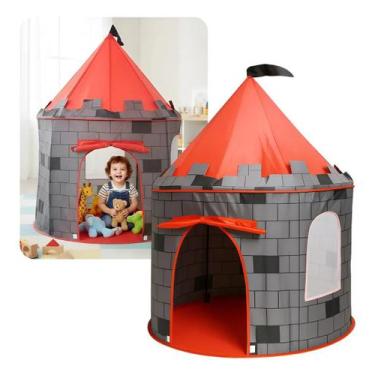 Imagem de Barraca Infantil Desmontável Portátil Castelo Tenda Cabana Princesa Pr