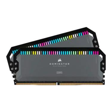 Imagem de Memória RAM Corsair Dominator Platinum RGB 32GB (2x16GB) DDR5 6000MHz 