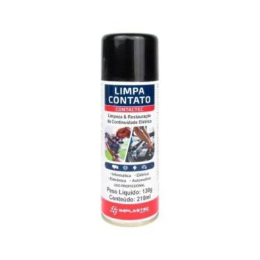Imagem de Spray Limpa Contato Contactec 130g 210ml para Limpeza Instantânea de Circuitos Desenergizados Implastec