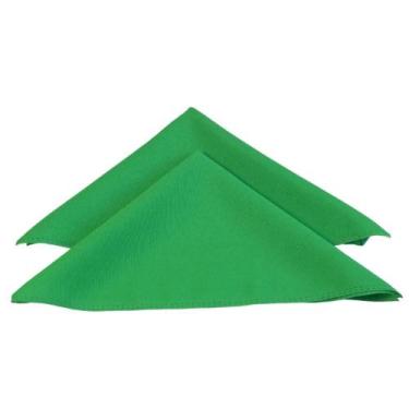 Imagem de Kit 6 Pçs Guardanapo 6 Lugares Basic 35x35cm Liso Tecido Cor: Verde - 