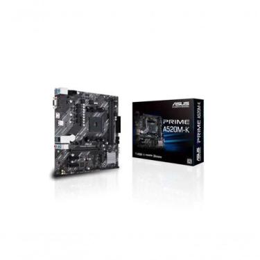 Imagem de Placa Mae PRIME A520M-K Micro ATX DDR4 para Ryzen Socket AM4 com HDMI 