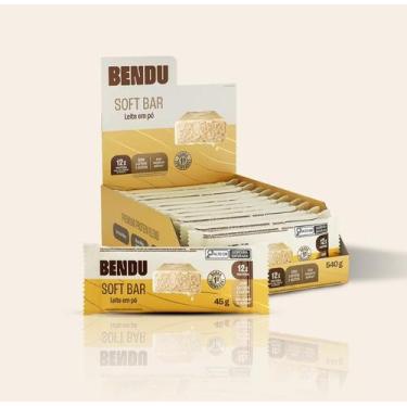 Imagem de Soft Bar Sabor Leite em Pó Display 12x45g Doce Cremoso - BENDU