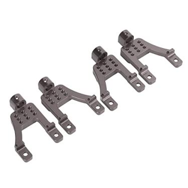 Imagem de Suporte de amortecedor de metal, excelente desempenho RC Car Upgrade Parts Longa vida útil Qualidade confiável Peso leve para MN86 RC Car(Titânio)