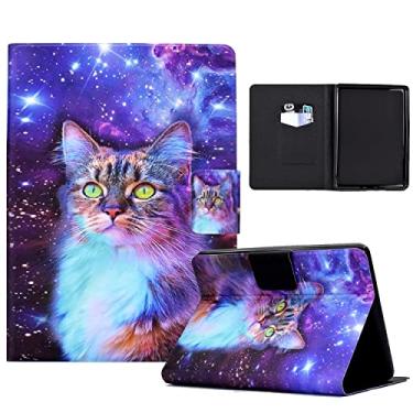 Imagem de Capa bonita para Kindle Paperwhite de 6,8" (11ª geração-2021) e Kindle Paperwhite Signature Edition, capa protetora leve para kindle paperwhite 6,8 case 2021-starry cat