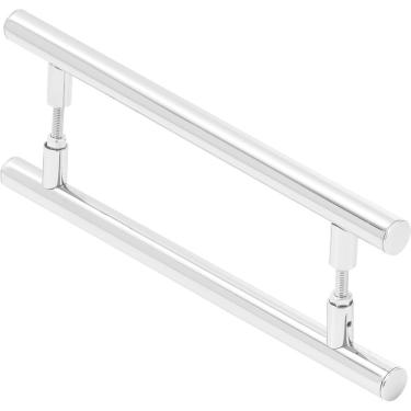 Imagem de Puxador De Porta Redondo Para Vidro E Madeira 40cm