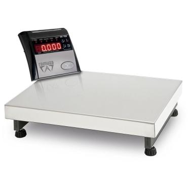 Imagem de Balança Industrial Aço Carbono Ramuza Bivolt 50Kgx10g Base 40cm