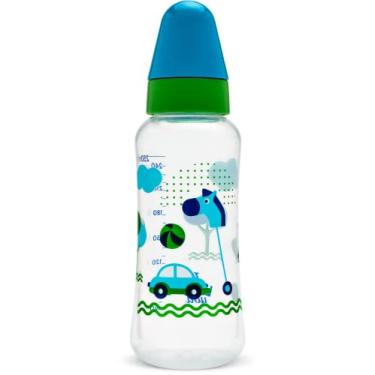 Imagem de Lolly Mamadeira Viva Bico Silicone Redondo 250Ml Azul
