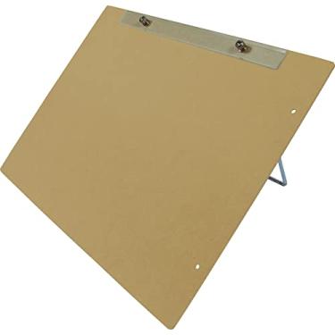 Imagem de Prancheta Portátil Artística com Suporte, MDF Natural, Formato A4, Trident, 48-A4MAS