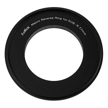 Imagem de Macro Reverse Ring 77mm Compatível com Canon RF - Montagem de Câmera para Adaptador de Rosca de Filtro de 77mm para Câmeras Canon RF Mount Mirrorless